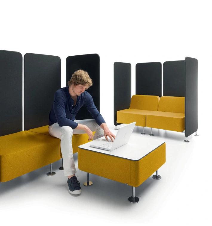 Wall In Rectangular Armrest Pouffe   Model P3 15