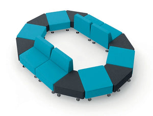 Wall In Single Partition Wall To Be Connected With 1 Or 2 Seats   Model W11 W12 16