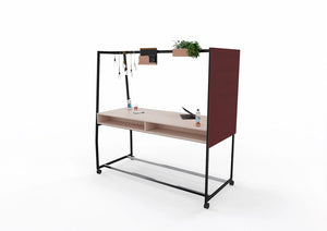 Wariant Mobile Meeting Room Table With Modesty Panel 5