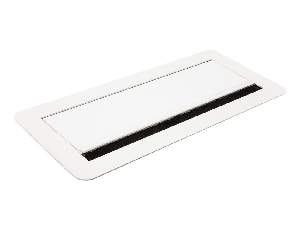 Wave 2 UK Sockets In Desk Power Module White 2