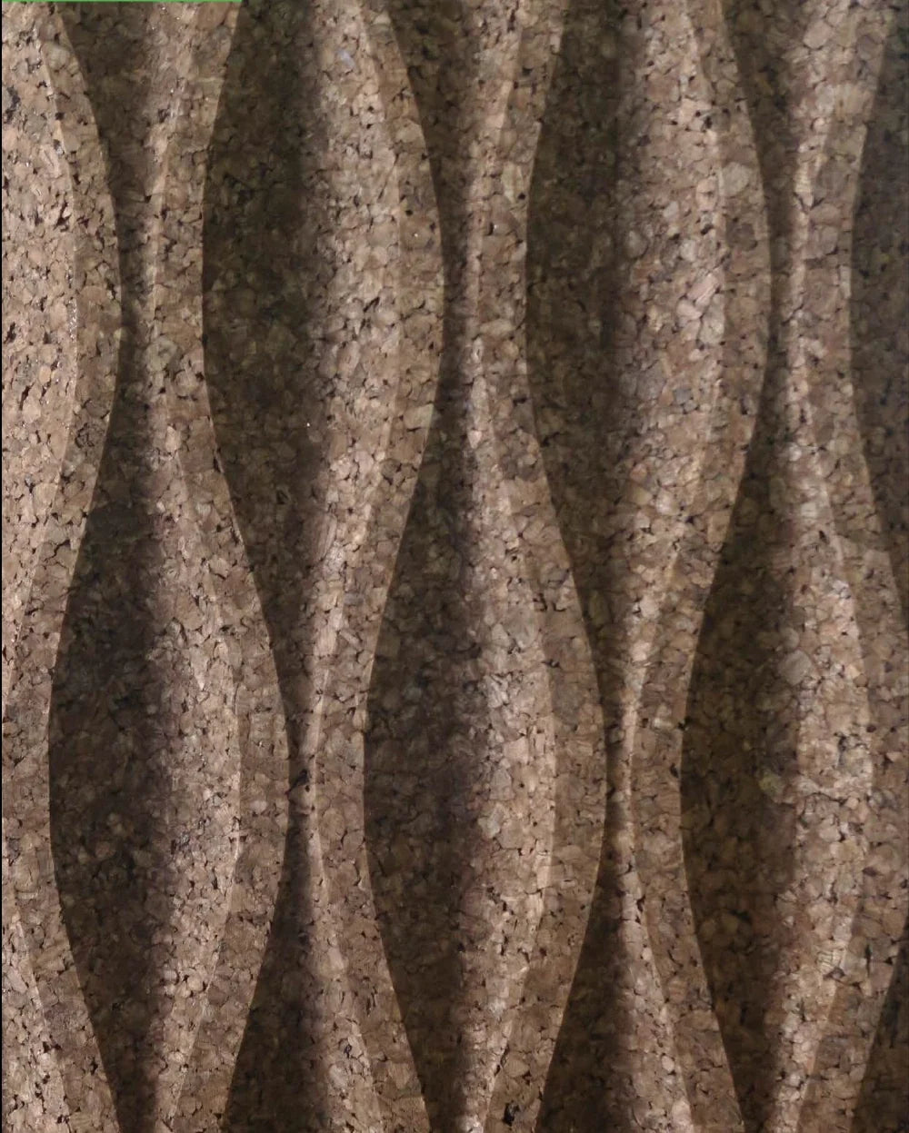 Wave 3D Cork Wall Covering