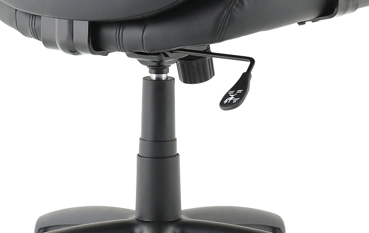 Winsor Medium Back Executive Black Leather Office Chair With Arms EX000213 13