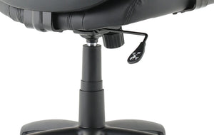 Winsor Medium Back Executive Black Leather Office Chair With Arms EX000213 13