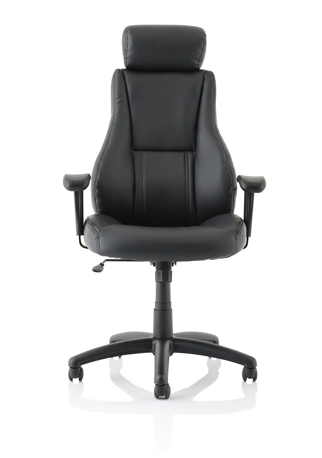 Winsor Medium Back Executive Black Leather Office Chair With Arms EX000213 3