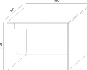 Wooden High Straight Conference Table Sv 111 6 Dimensions