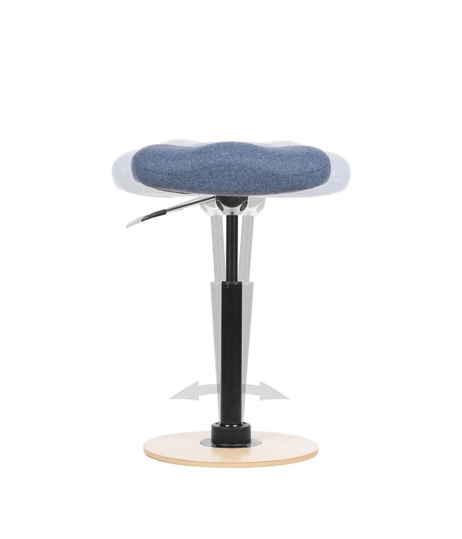 Work Stool 5 Star Aluminium Base 5