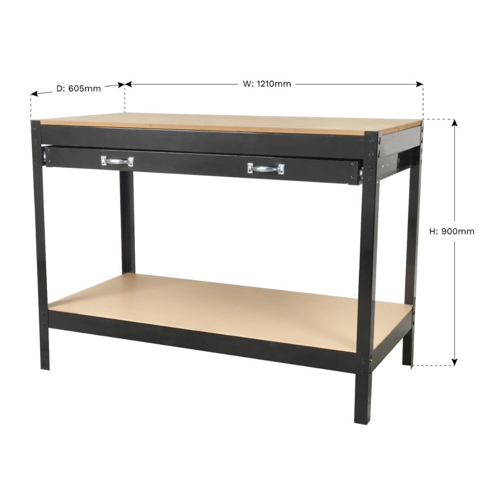 Workbench with Drawer 1.2m AP12160 3
