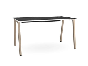 Ws.D Key Single Bench Desk with A Legs 3