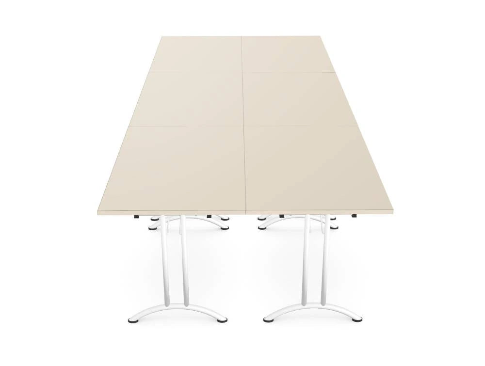 Ws D Twister Fold Modular 6 Rectangular Table with Folding Legs 2