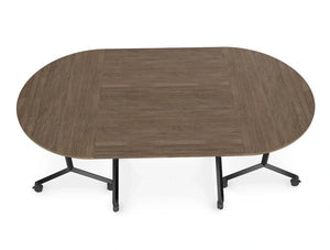 Ws D Twister Mobile Tilt Modular 4 Tables in Oval Configuration 2