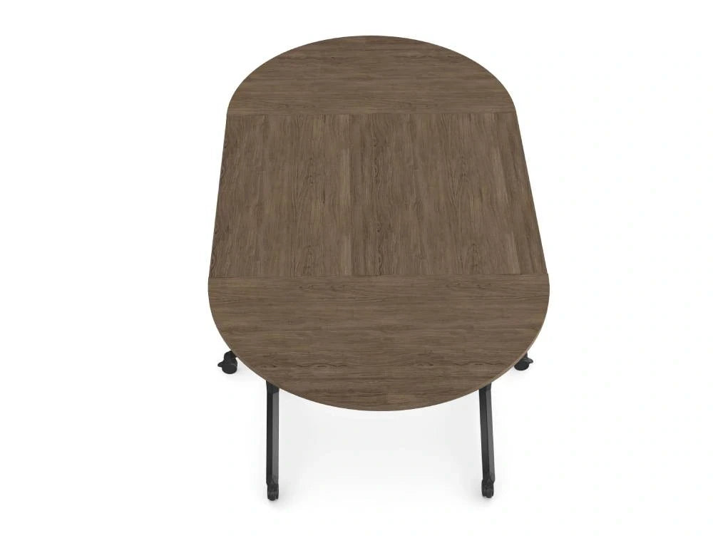 Ws D Twister Mobile Tilt Modular 4 Tables in Oval Configuration 3