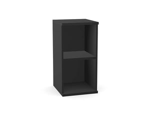 Ws.D Key 2-Level 1-Column Bookcase in Black