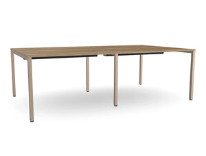 Ws.D Key 2-Piece Meeting Table with Straight Legs 2