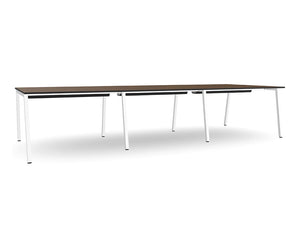 Ws.D Key 3-Piece Meeting Table with A Legs 2