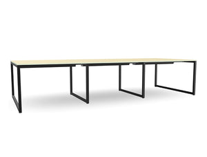 Ws.D Key 3-Piece Meeting Table with Closed Legs 2