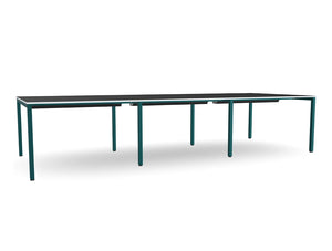 Ws.D Key 3-Piece Meeting Table with Straight Legs 2
