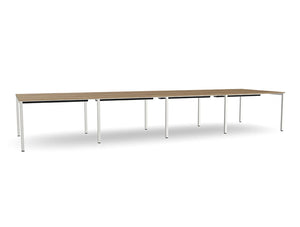 Ws.D Key 4-Piece Meeting Table with Straight Legs 2