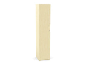 Ws.D Key 5-Level 1-Column Cupboard in Birch with Black Handle