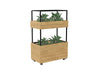 Ws.D Oasis Double 1-Level Mobile Planter