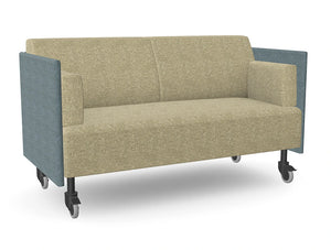 Ws.D Snug Mobile 2-Seater Sofa with Low Back