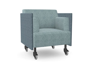 Ws.D Snug Mobile Armchair with Low Back