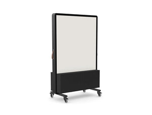 Ws.D Spry Mobile Wall Whiteboard and Fabric Panel and Storage
