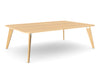 WsD Alega 1 Piece Table with Oak Legs African Oak