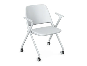Ws.D Flex Folding Chair with 4 Castors and Armrest