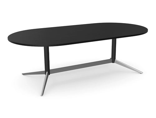 Ws.D Harmon Double Base Table Oval Top