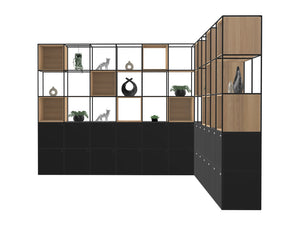 WsD Ionic Cube Corner Zoning System on Integrated Storage 2