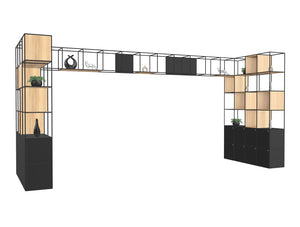 WsD Ionic Cube Corner Zoning System on Integrated Storage with Over Bridge