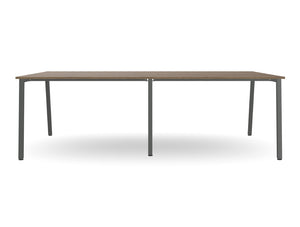 WsD Key 2 Piece Meeting Table with A Legs 2