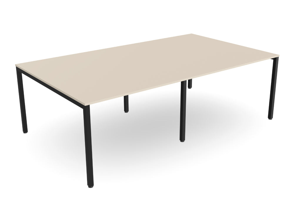 WsD Key 2 Piece Meeting Table with Straight Legs