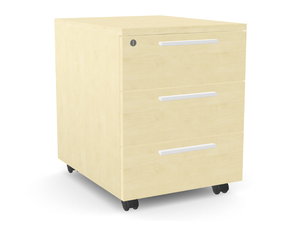 WsD Key 3 Drawer Pedestal