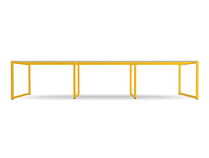 WsD Key 3 Piece Meeting Table with Closed Legs 2