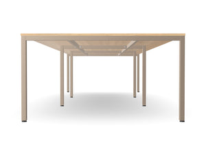 WsD Key 3 Piece Meeting Table with Straight Legs 3