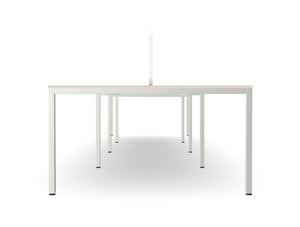 WsD Key 8 Person Back To Back Bench Desk with Straight Legs 3