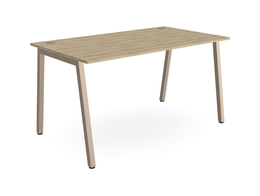 WsD Key Single Bench Desk with A Legs