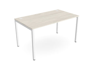 WsD Key Single Bench Desk with Straight Legs