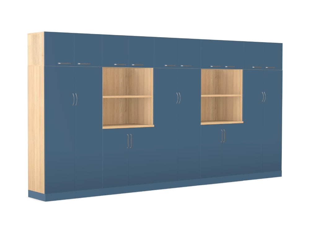 WsD Key Storage Modular 5-Level Cupboard with Half-Closed Storage and High Cabinet