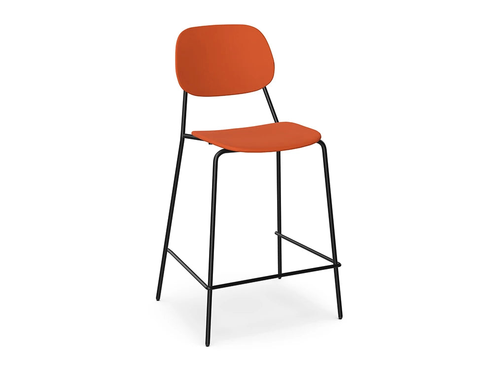 Ws.D Line Upholstered Low Stool