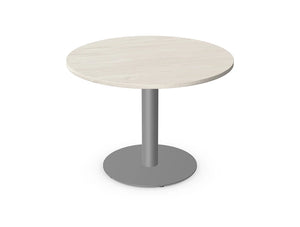 Ws.D Nexis+ Cylinder Round Base Table with Round Table Top
