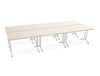 WsD Twister Fold Modular 6 Rectangular Table with Folding Legs