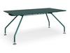 Xeon Executive Table with Veneer Top 2 in Green Finish