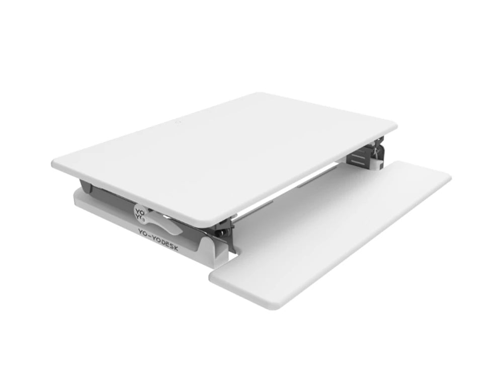 Yo Yo Desk 90 Sit Stand Solution White 2