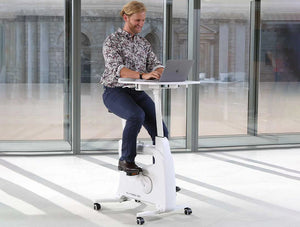 Yo Yo Desk Bike Home Office Solution White 3