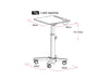 Yo Yo Desk Learn Sit Stand Solution Black 5 Dimensions