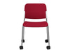 Zoo Upholstered Seat And Backrest Chair  4 Legged Frame On Castors   Model 500Hc Pro Zoo500Hc Blk Na Xt 5 1000 Na Hc