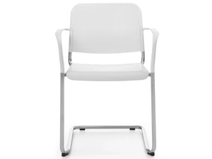 Zoo Plastic Seat And Backrest Chair  4 Legged Frame On Castors   Model 522Hc 9