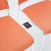 Zoo Upholstered Seat And Backrest Chair  4 Legged Frame On Castors   Model 500Hc 4